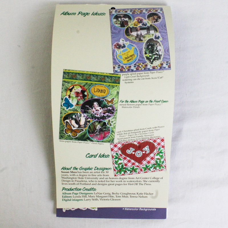 Paper Pizazz Watercolor Punch-outs Paper Shapes, 74 Sheets, #HOTP 3320 , New