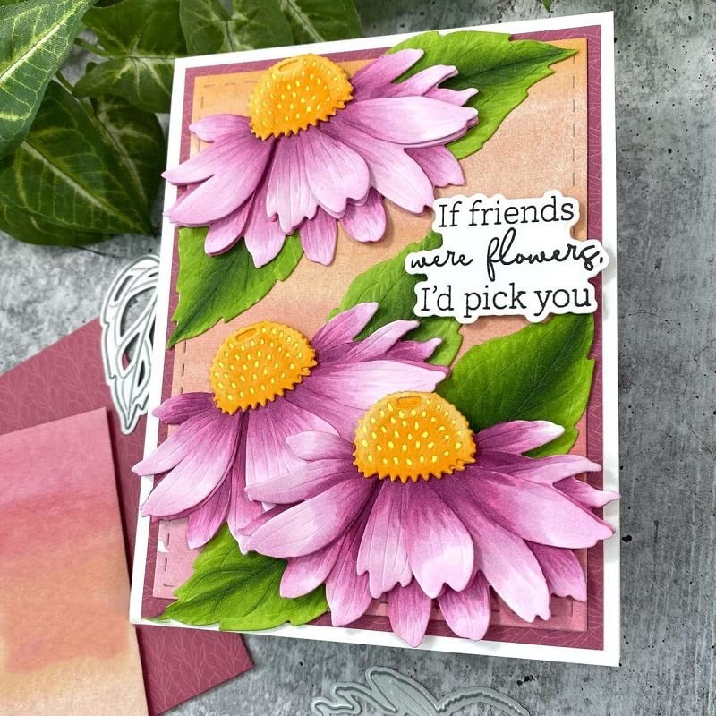 Chrysanthemums Metal Cutting Dies for Card Making New, Flower Carbon Steel Butte