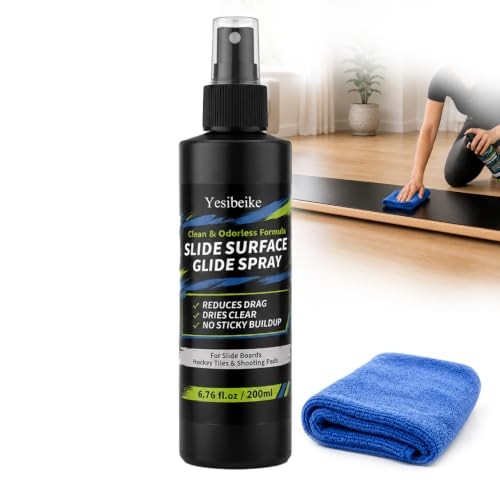 6.76 fl oz Slide Surface Glide Spray Kit, Odorless Glide Polish to Help Reduce