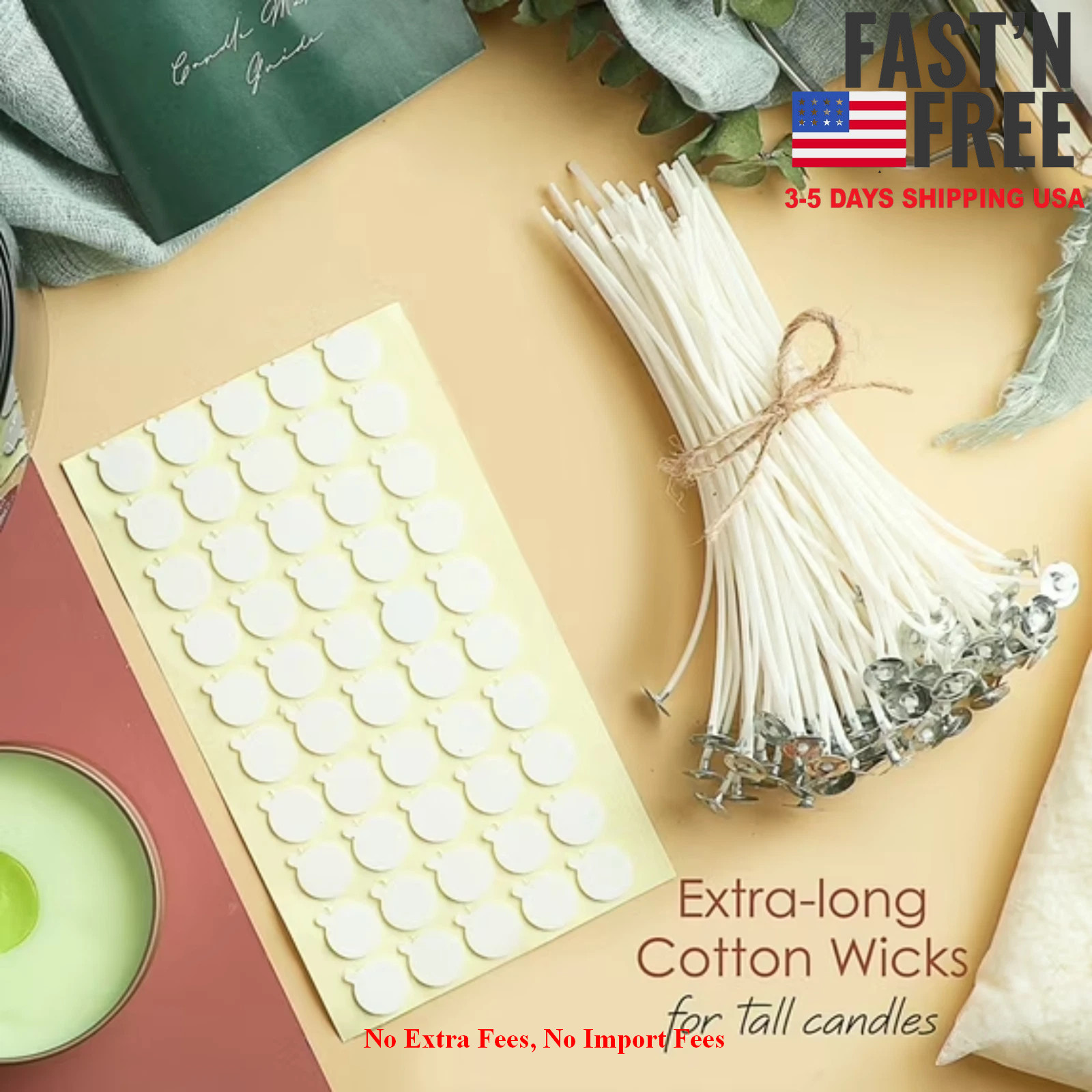 LammLoe Soy Candle Making Kit 10 lbs Natural Soy Candle Wax Flakes Accessores