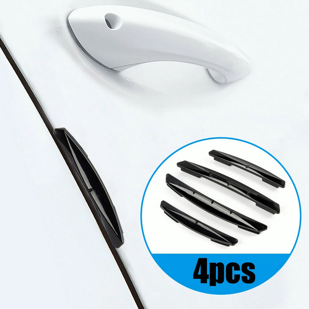4x Car Door Edge Anti-Scratch Guard Bumper Protector Moulding Strip Accessories