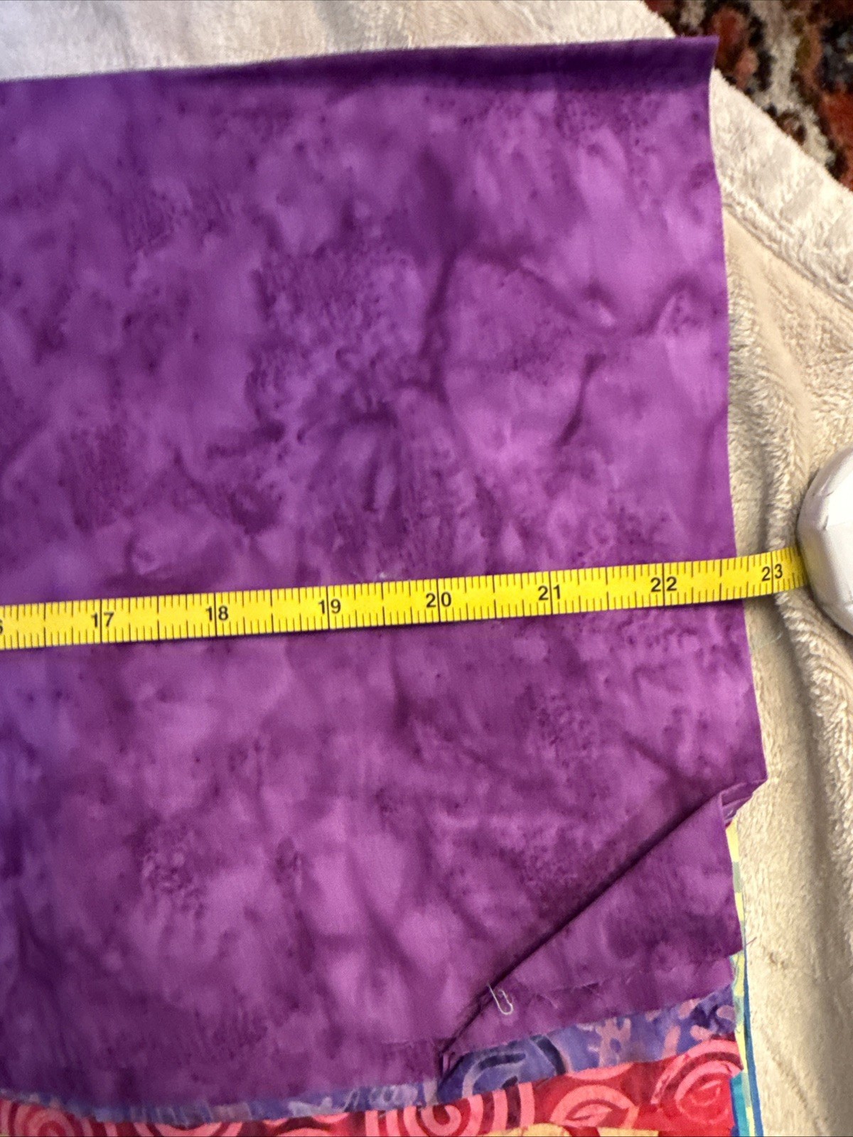 Quilt Kit 54” x 68” – Colorful Batik Cotton Fabrics + Pattern + Binding