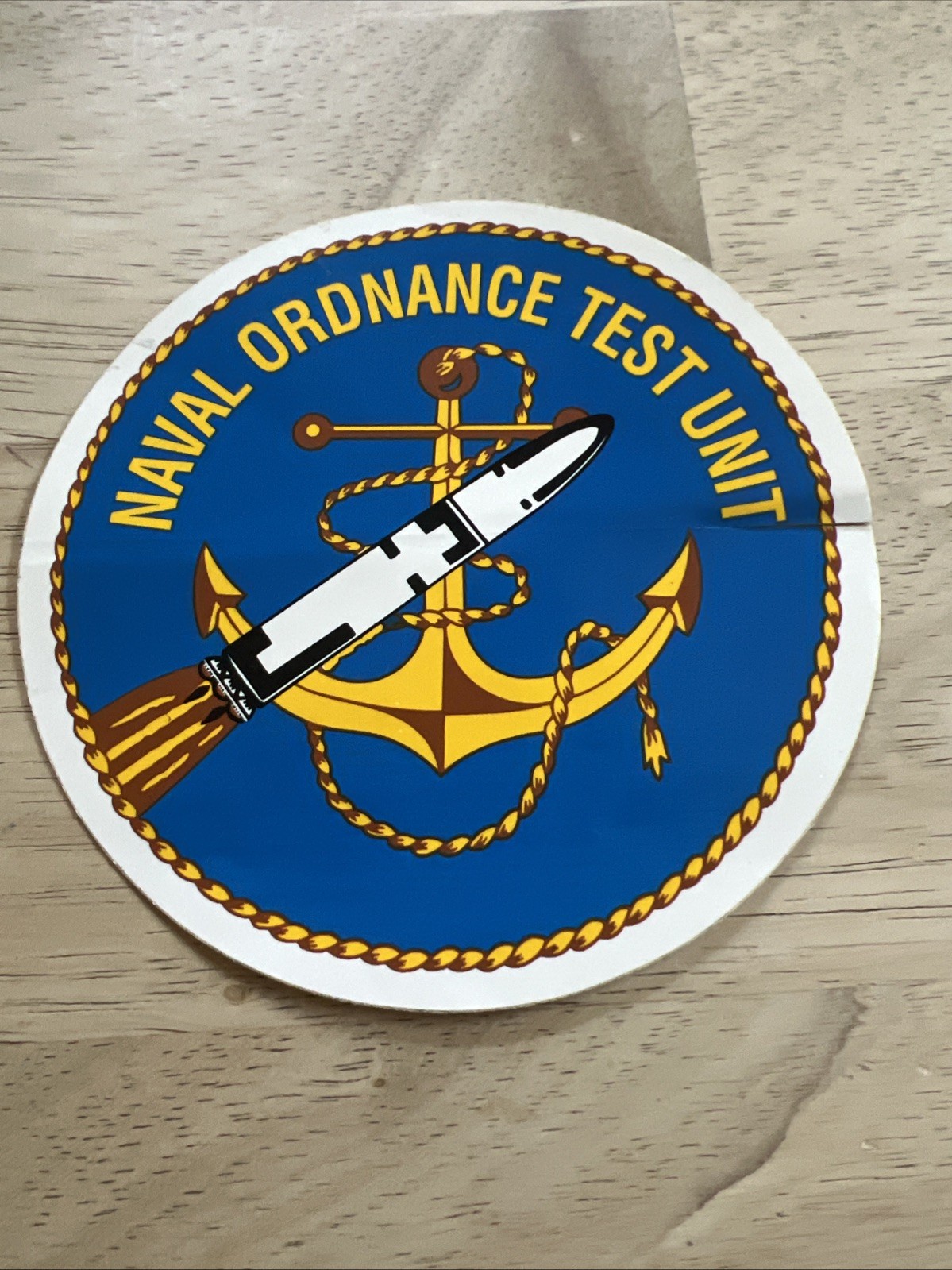 VTG Navel Ordinance test unit sticker