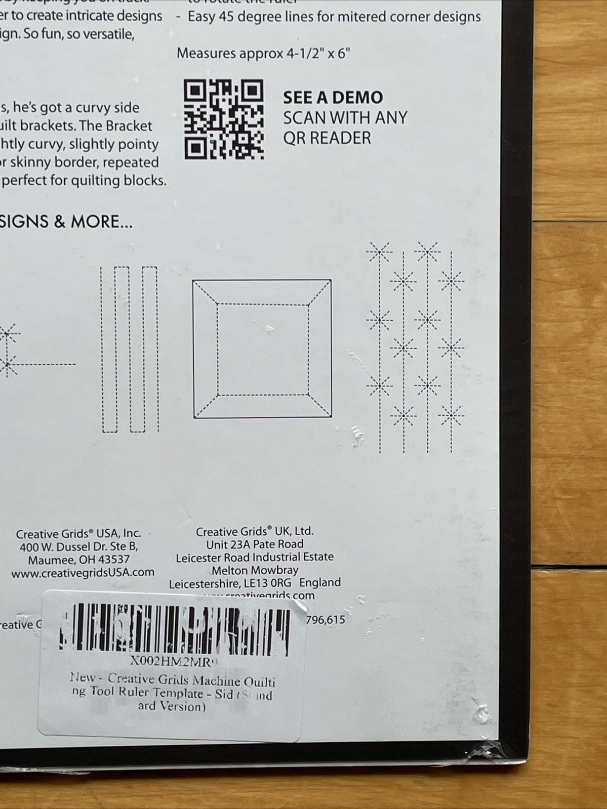 Creative Grids Non-Slip Machine Quilting Tool – Sid By Angela Walters