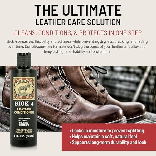 Bickmore Bick 4 Leather Conditioner and Leather Cleaner 16 16 Fl Oz (Pack of 1)