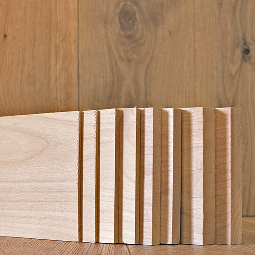 1/8″, 1/4″, 1/2″ & 3/4″ S4S Alder Dimensional Lumber