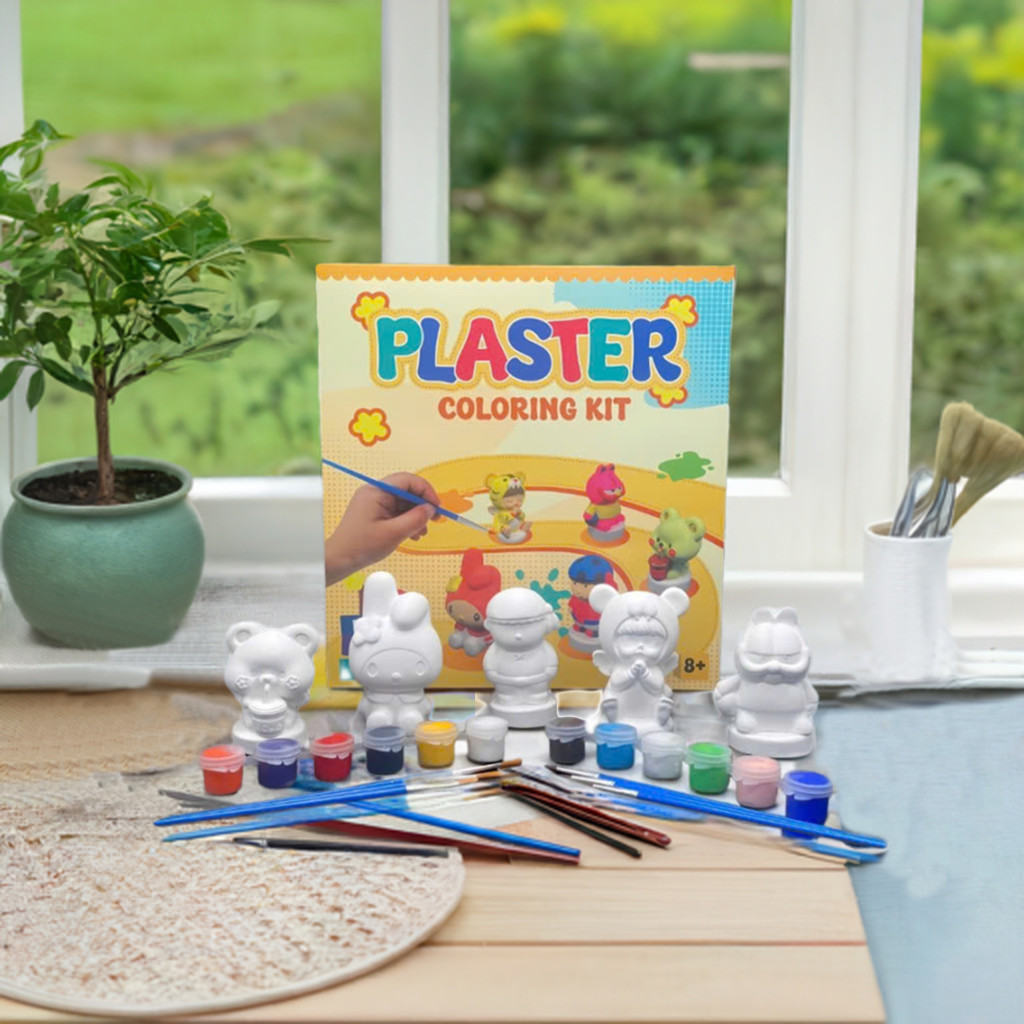 VKP International Plaster Coloring Kit For All Ages