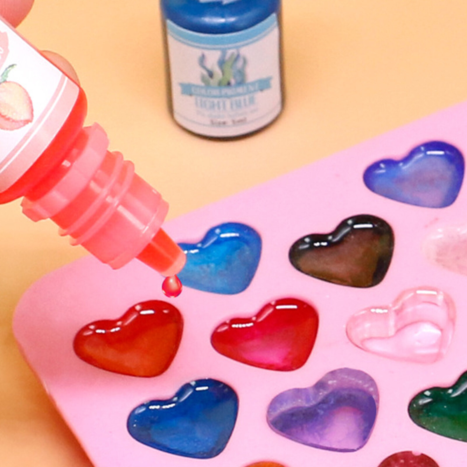 Liquid Epoxy Resin Pigment Translucent Resin Colorant Concentrated 24 Colors