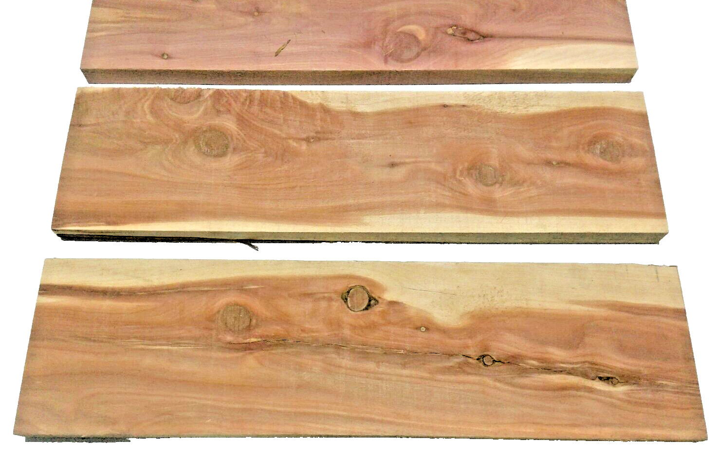 1 AROMATIC RED/WHITE CEDAR 1″ x 6″ x 24″ Lumber Decorative Board MILLED KILN DRY
