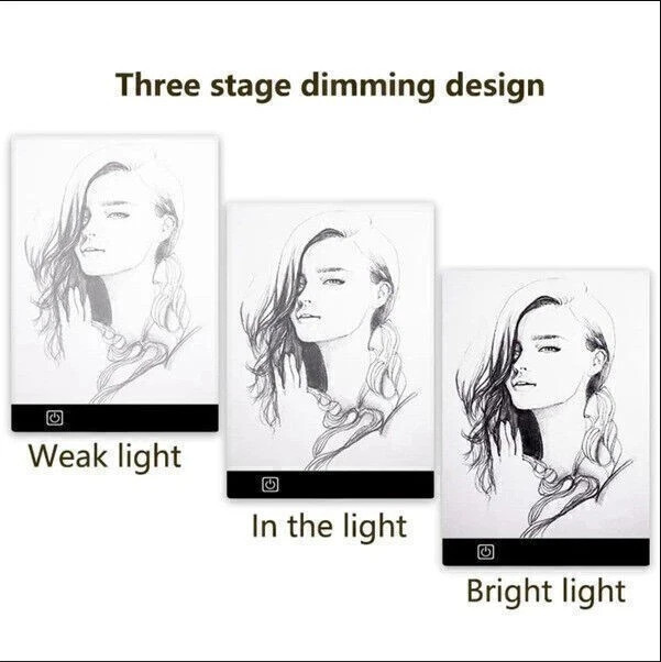 A4 LED Light Board for Rhinestone Painting USB Powered Light Pad for Drawing New