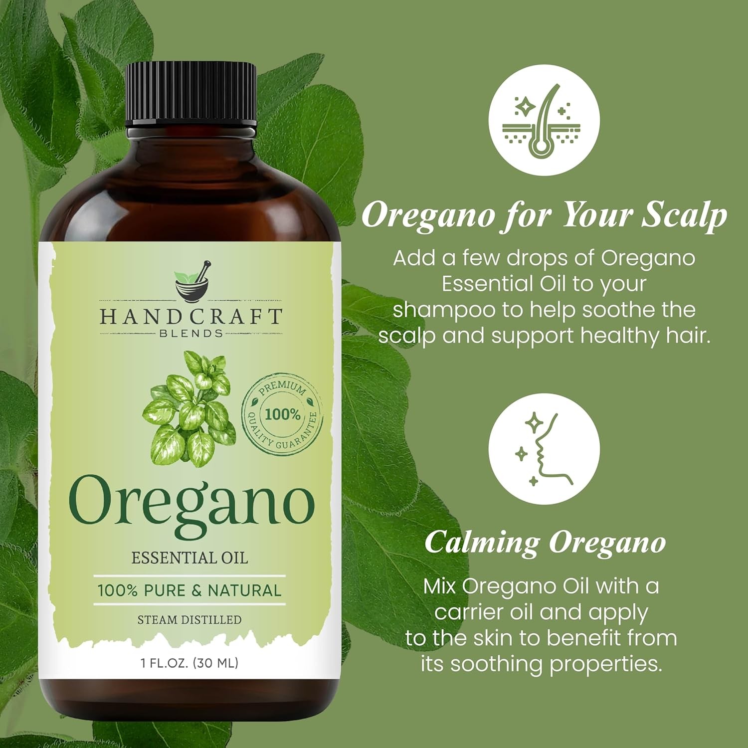 Handcraft Blends Oregano Oil – 1 Fl Oz – 100% Pure and 1 (Pack of 1)