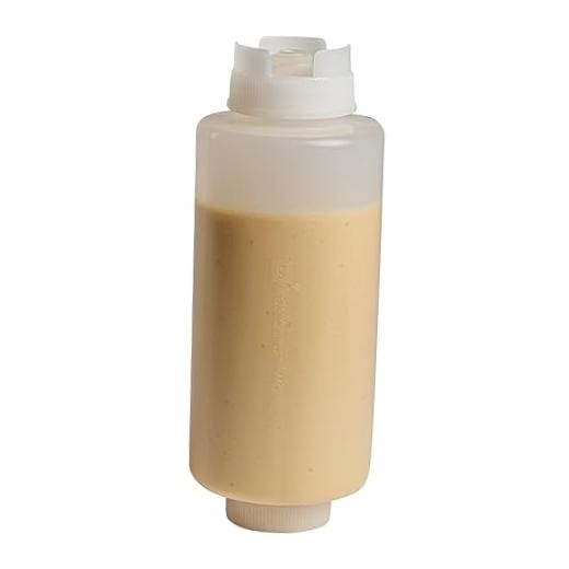 32oz. FIFO Inverted Plastic Squeeze Bottle with Refill and Dispensing 1 32 oz