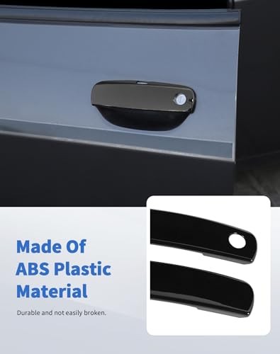 2Pcs Exterior Door Handle Covers Trim Overlay Compatible with Dodge Challenger