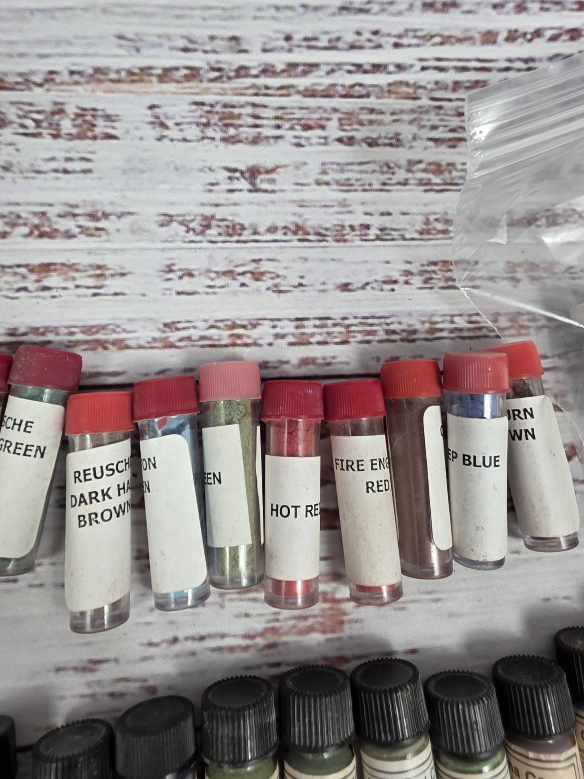 75+ China Porcelain Powder Paints Vials House Of China, Maryland China, Mr &Mrs