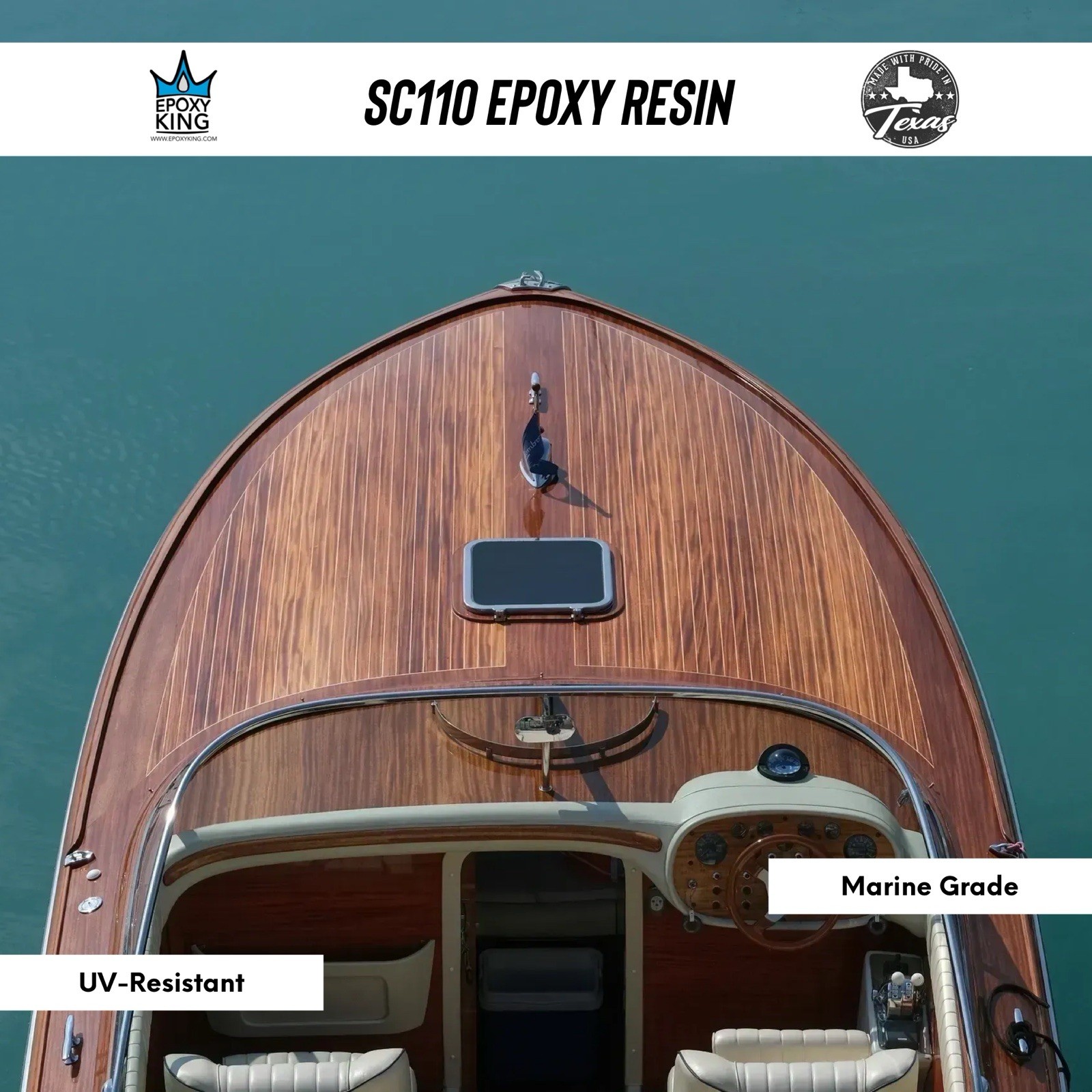 CLEAR EPOXY RESIN 3 GALLON KIT * UV RESISTANT * MARINE GRADE * NON-TOXIC * BOAT