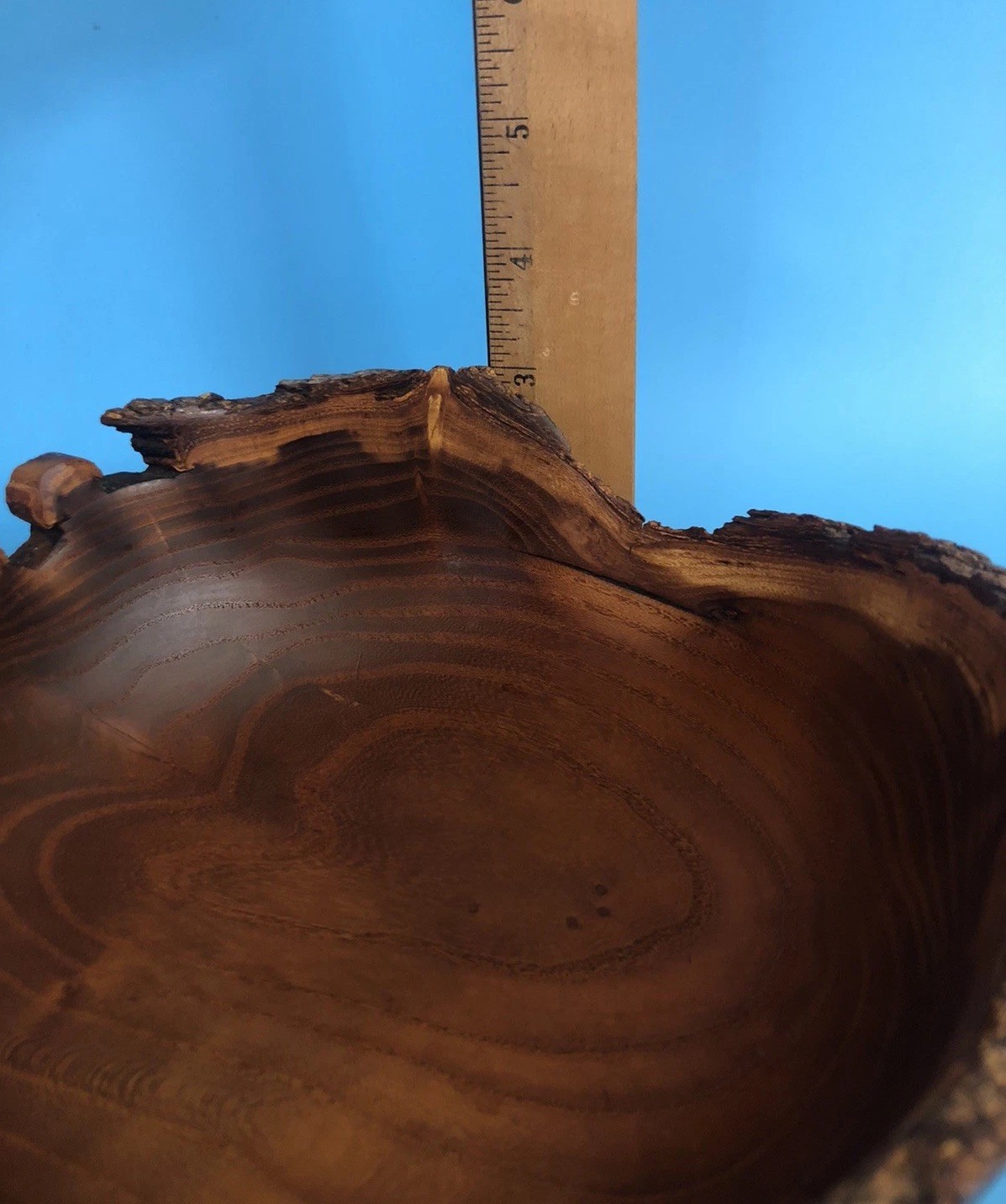 1994 Tom Mumper Mulberry Live Edge Hand-Turned Bowl Signed, Dated, #691