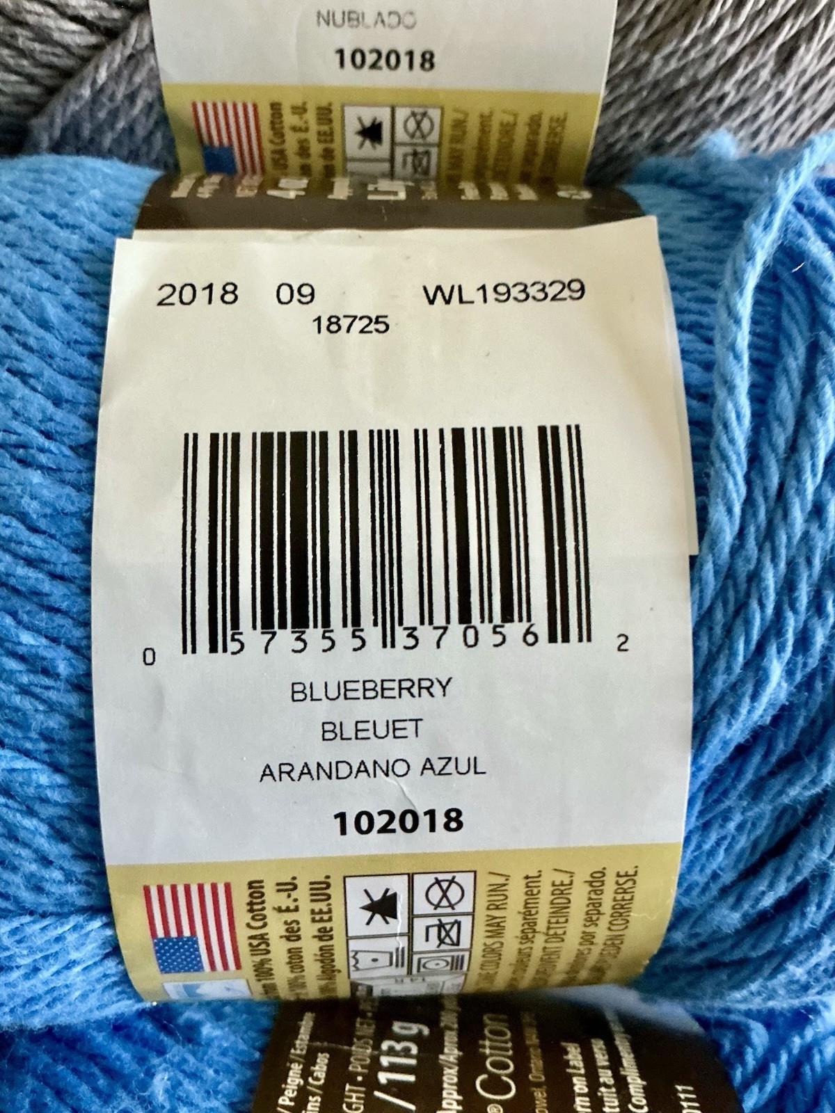 Lily Sugar ‘n Cream The Original Cotton Worsted Yarn Mixed Colors Lot of 9