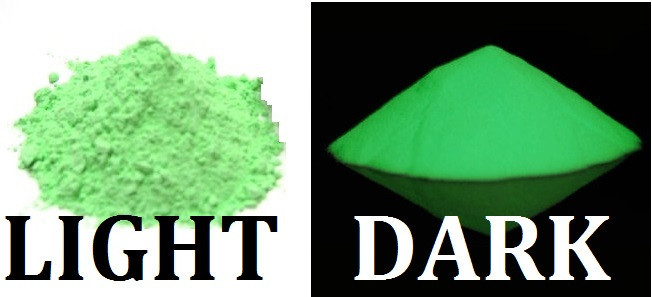 1 oz Nite Bright Green Glow-in-the-Dark Powder Glow in The Dark Pigment Luminous