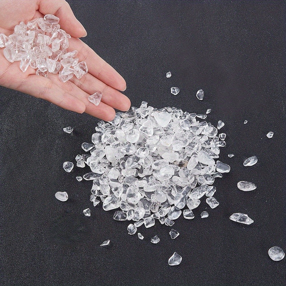 1box 350pcs Natural stone Beads 3 Size No Hole Irregular Shaped Chips Stone