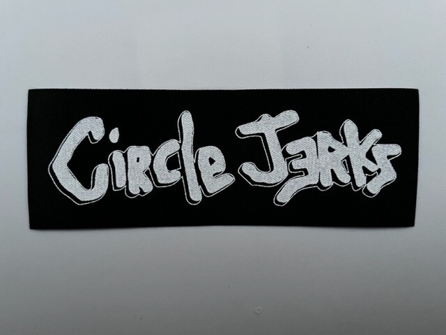 Circle Jerks Cloth Patch Sew On Badge Punk Rock Approx 6″ X 2″ (CP333)