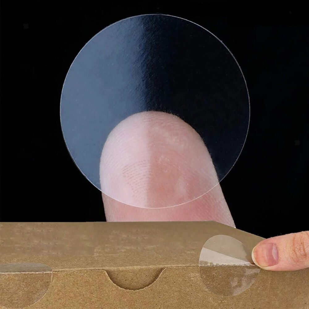 3000pcs Round Stickers Circle Transparent Sealing Seal Tape Supplies