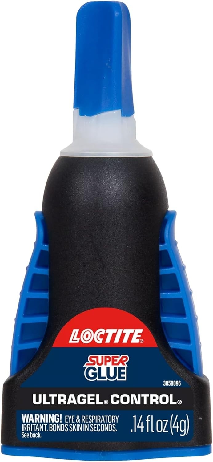 Loctite Ultra Gel Control Super Glue, 2 Pack Clear 0.14 fl oz Instant Adhesive