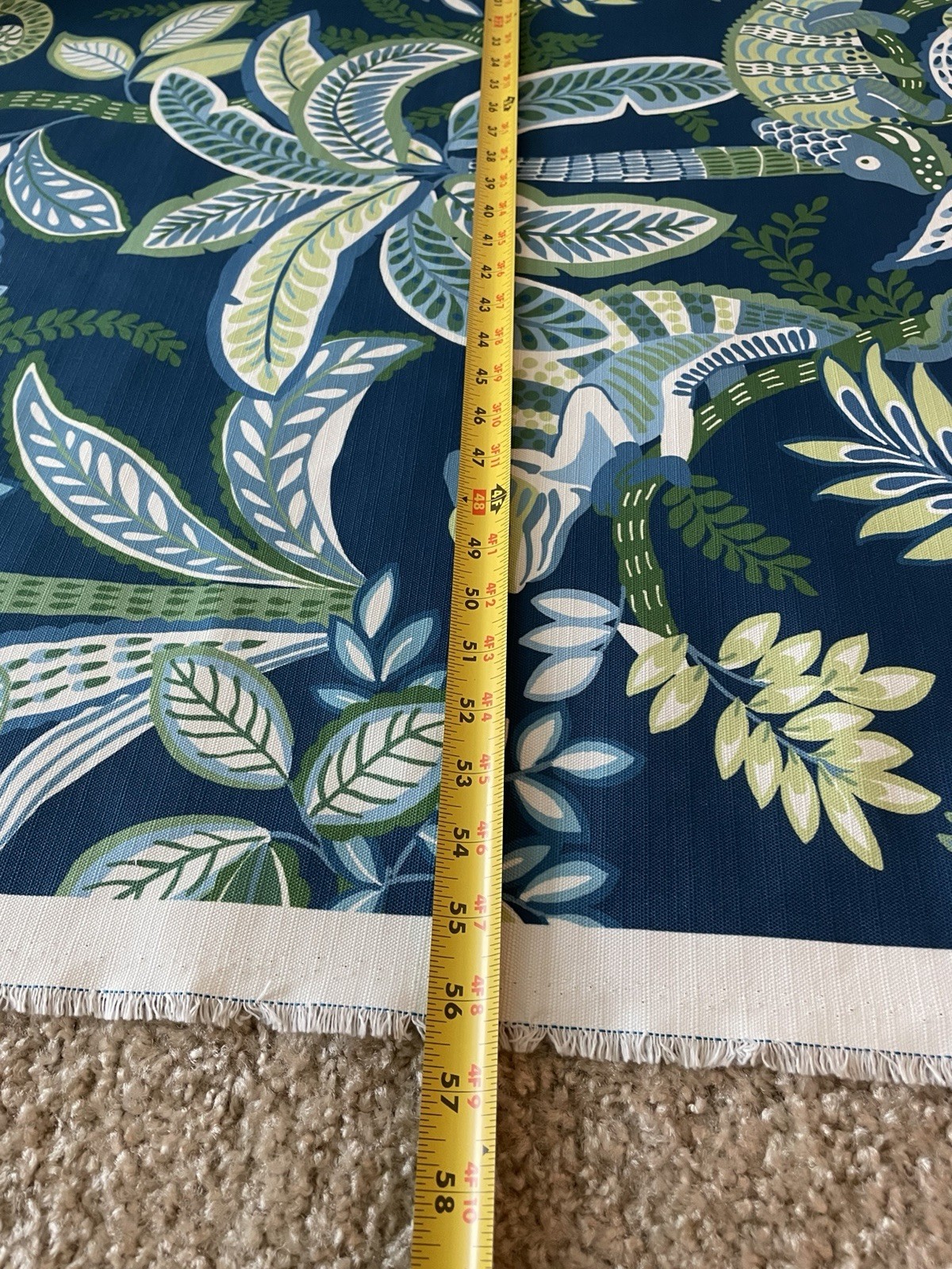 Thibaut Iggy Coastal Blue Indoor/Outdoor Fabric 1.30+ Yards Upholstery