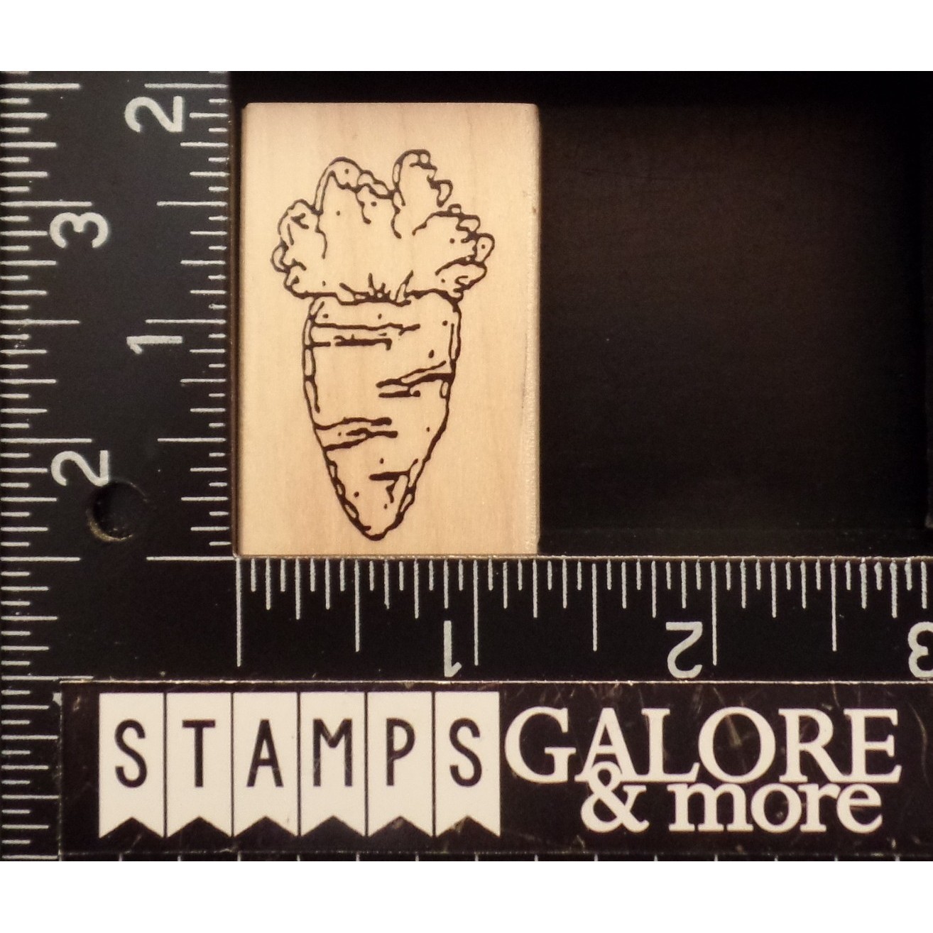THE RUBBERNECKER CO. RUBBER STAMPS SKETCHED EASTER RABBIT BUNNY CARROT #T22