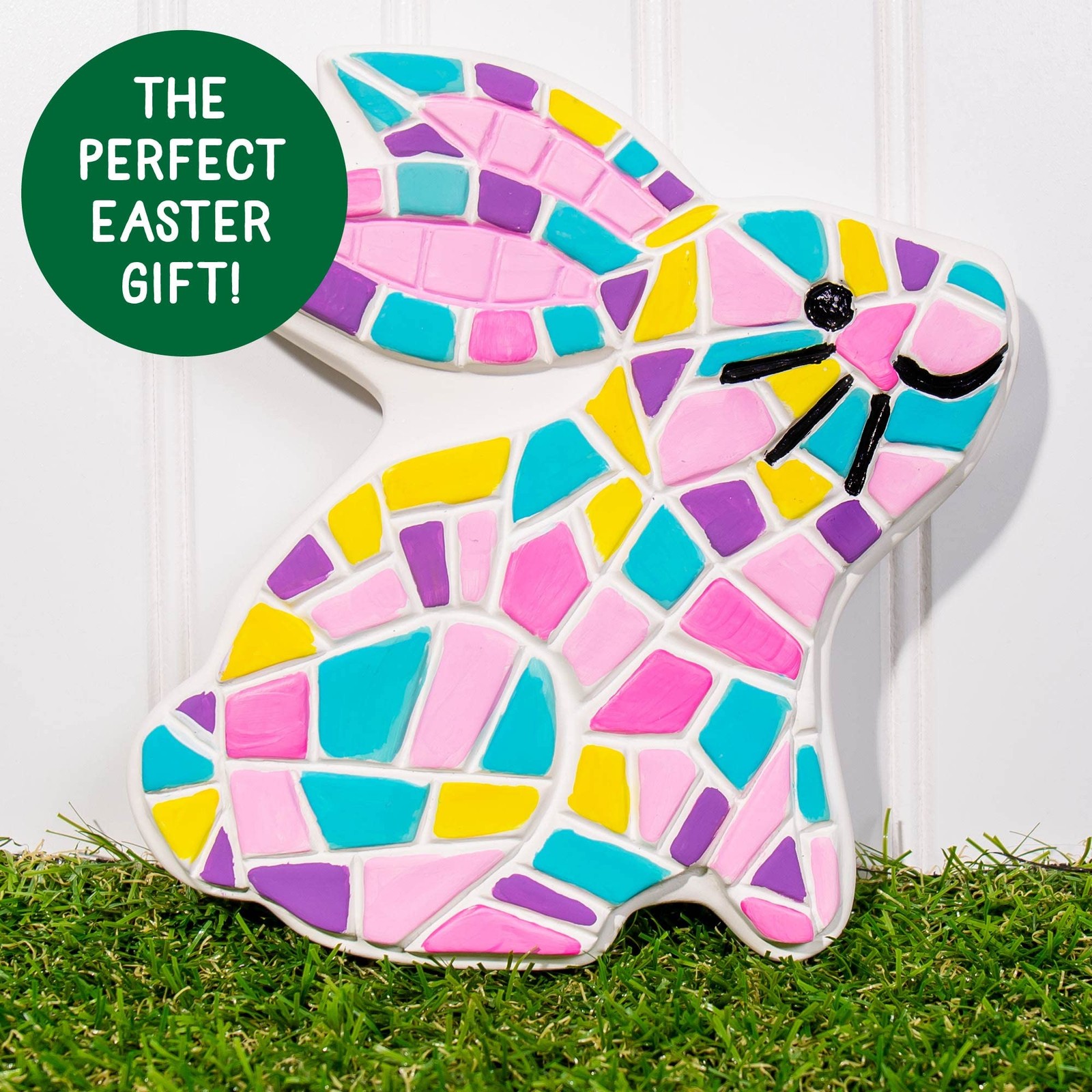 Creative Roots Paint Your Own Bunny Garden Stone, Craft Kits, Stepping Stones…