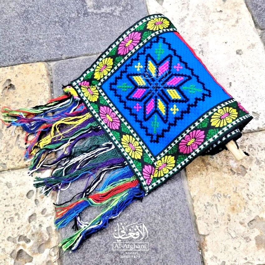 Palestinian Wall hanging embroidery 3 pockets Color Wool Hand Made FREE Shipping