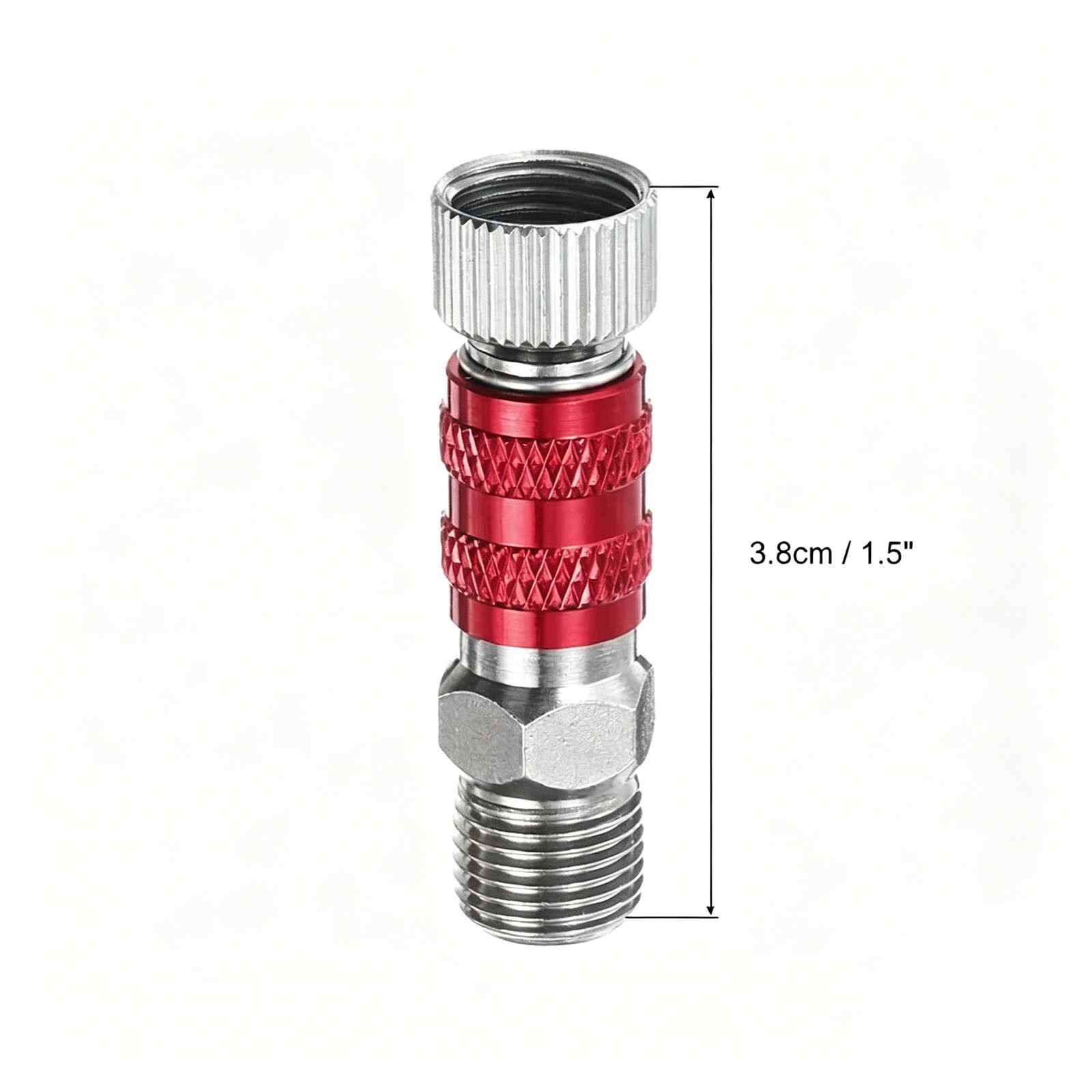 3Pcs 1/8 Airbrush Quick Connect Adapter, Red Air Compressor Fittings Airbrush