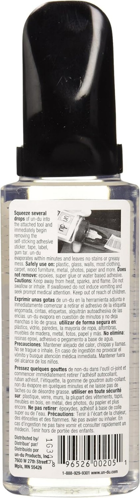 un-du Formula Sticker, Tape and Label Remover Cannot Be Sold in California -…