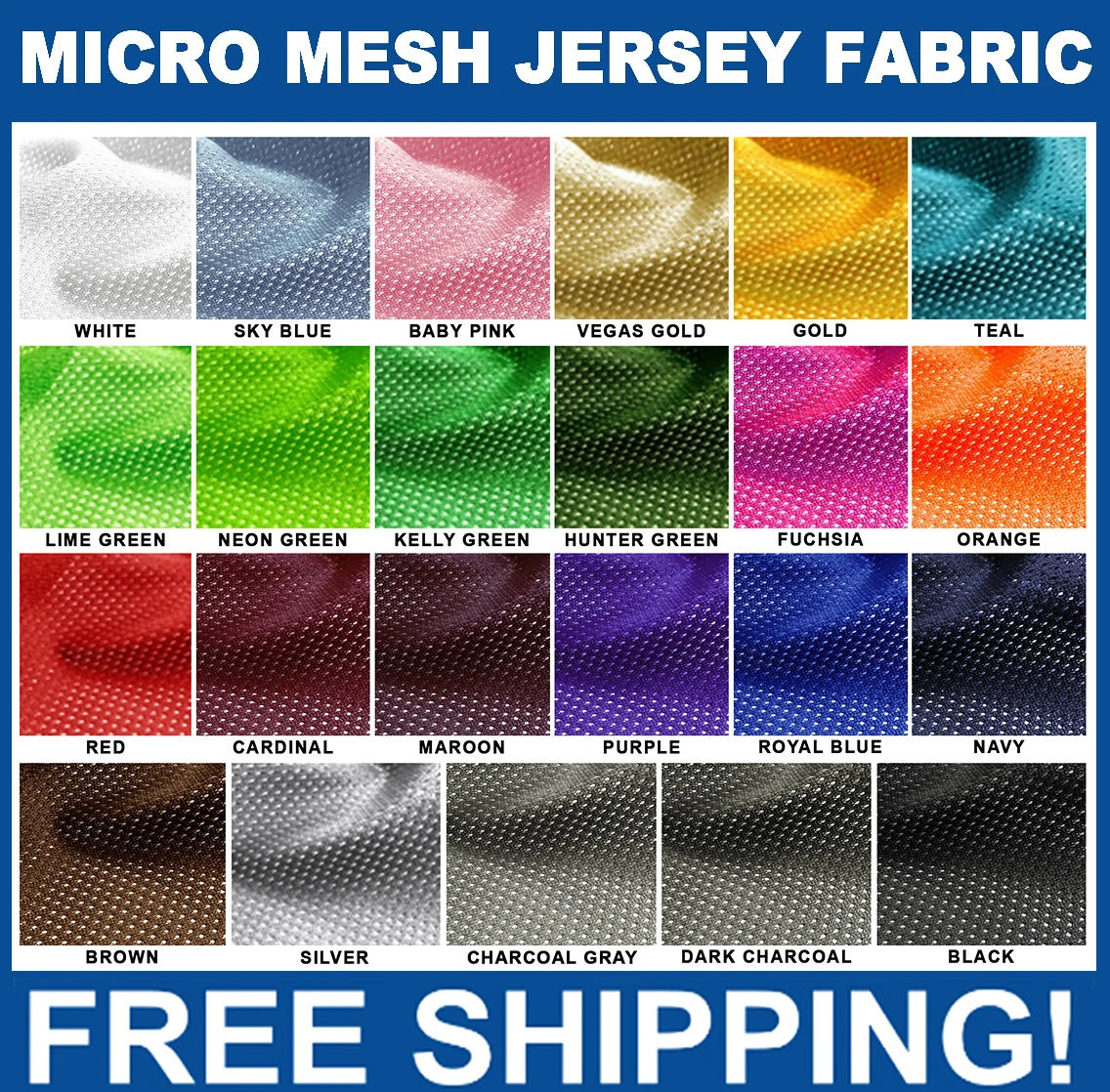 Micro Mesh Athletic Uniform Jersey Fabric – 58″ Wide – Small Holes Mesh Fabric