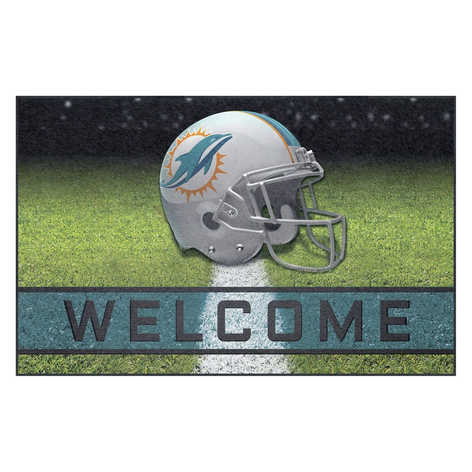 FANMATS NFL Unisex-Adult Contemporary Miami Dolphins 1’7″ x 2’6″ (Rectangular)
