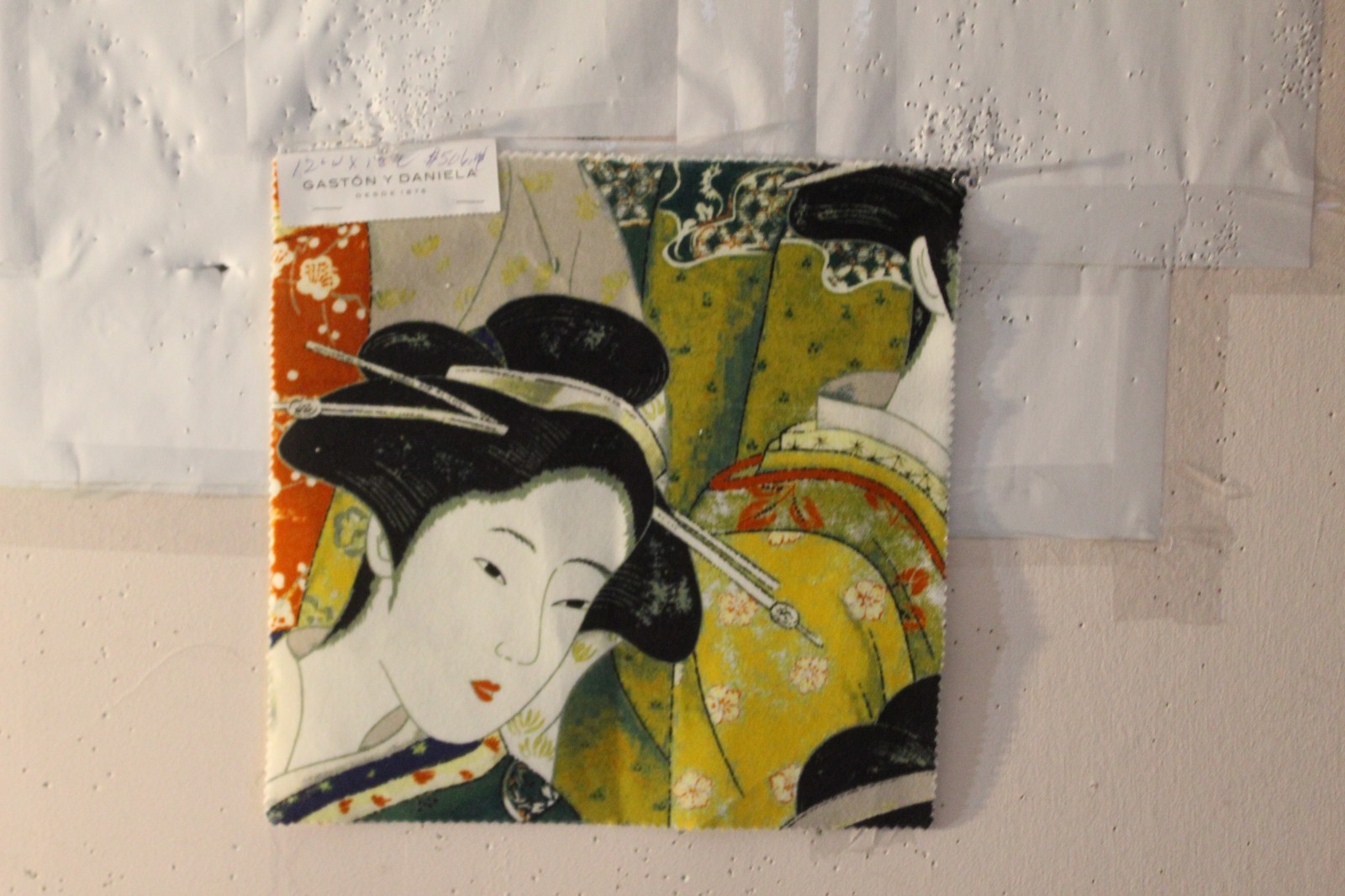 Gaston Y Daniela Matsuyama (Geisga Girls) on Velvet Varies Sizes Color Multi