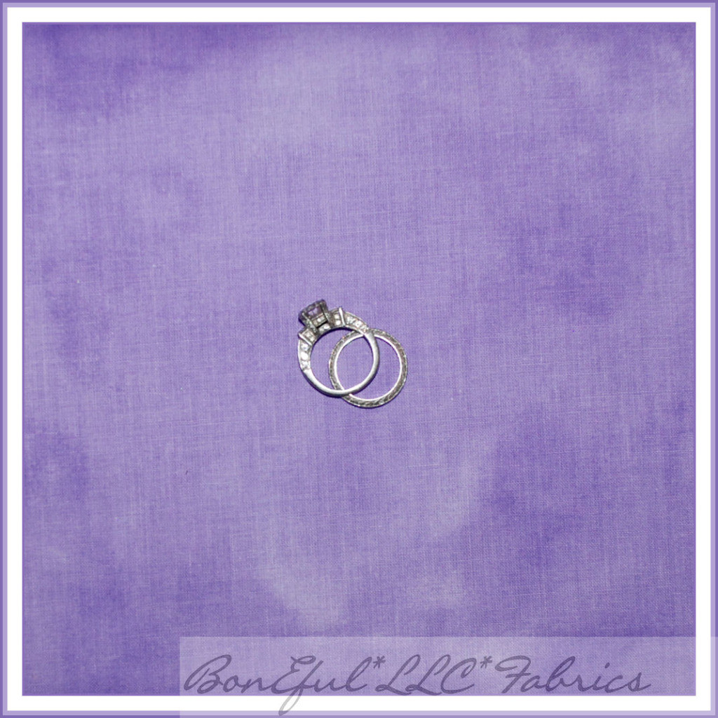 BonEful Fabric FQ Cotton Quilt Pastel Purple Marble Tea Dye Blender Soft Texture