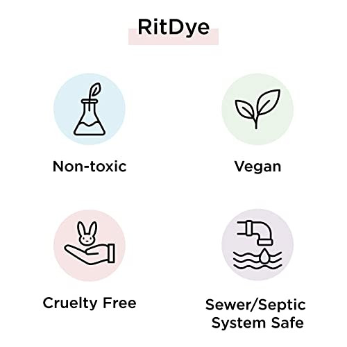 Rit Liquid Dye for Fabric Wood Paper Vibrant Color Non Toxic Easy to Use