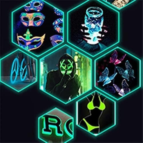 Glow in The Dark Powder 12 Colors Epoxy Resin Dye Luminous Pigment Powder Saf…