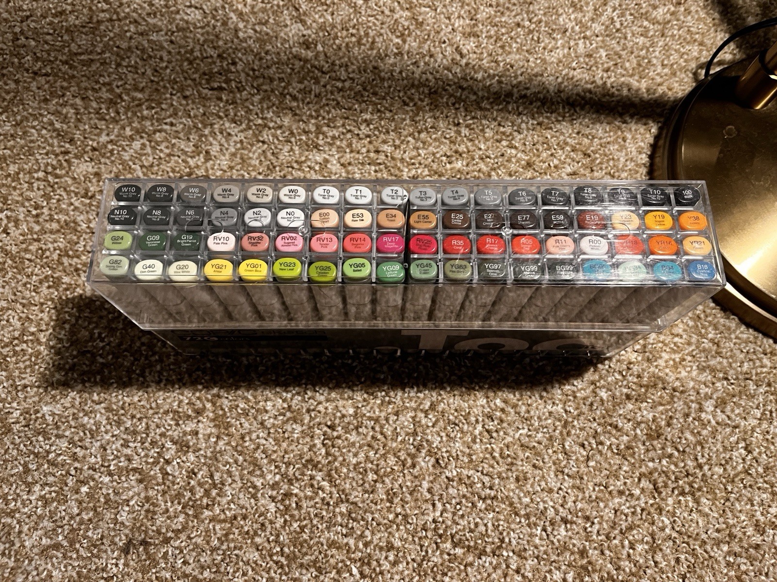 Copic Sketch 72C Multicolor Marker Set, 72 Markers in Plastic Case
