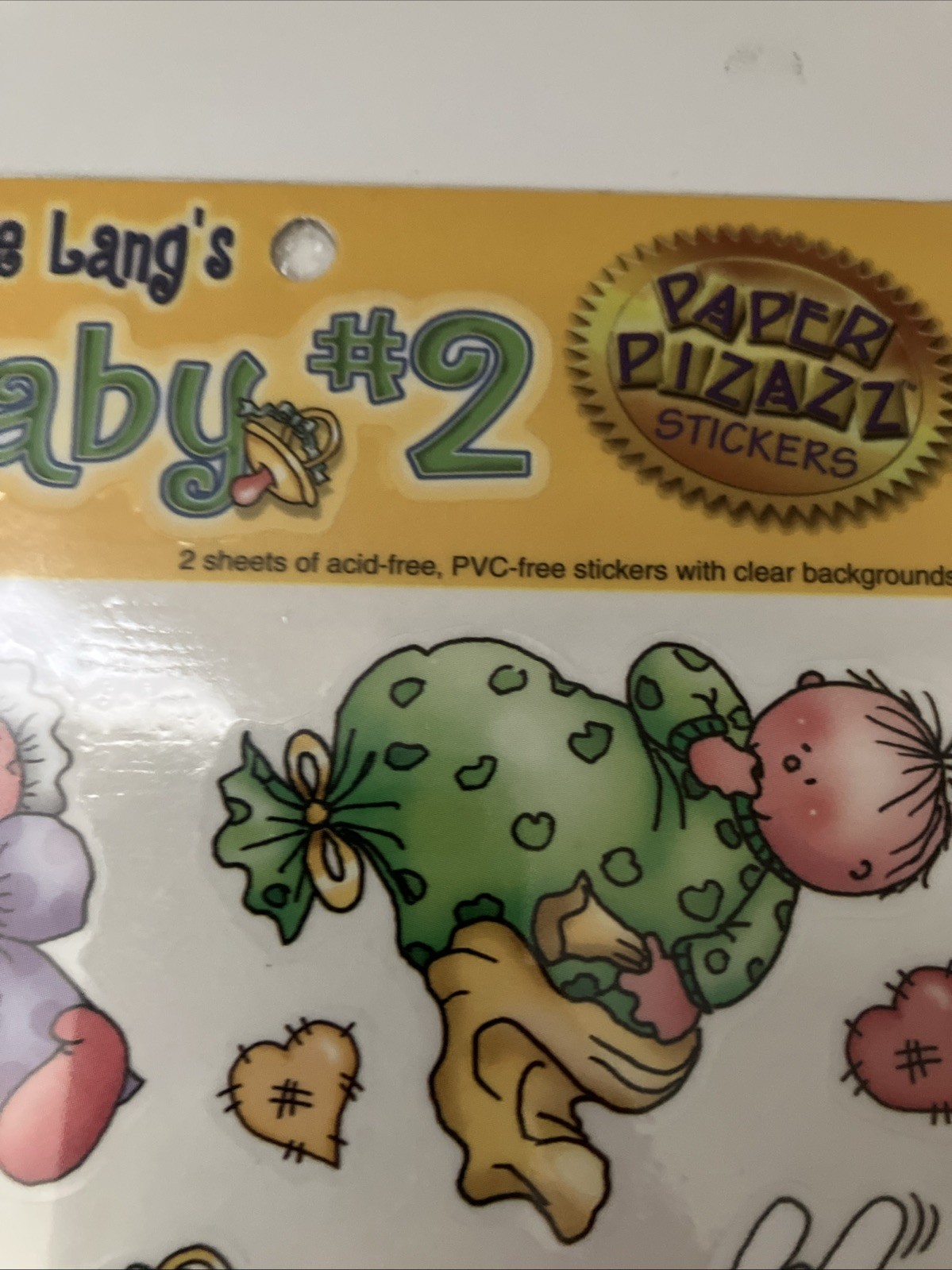 7 Lot Vintage Stickers Barbie 2000, Annie Langs 2001 And SandyLion Unknown Date