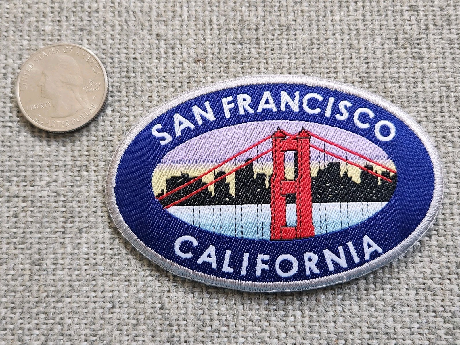 San Francisco Golden Gate Bridge Patch New Iron On