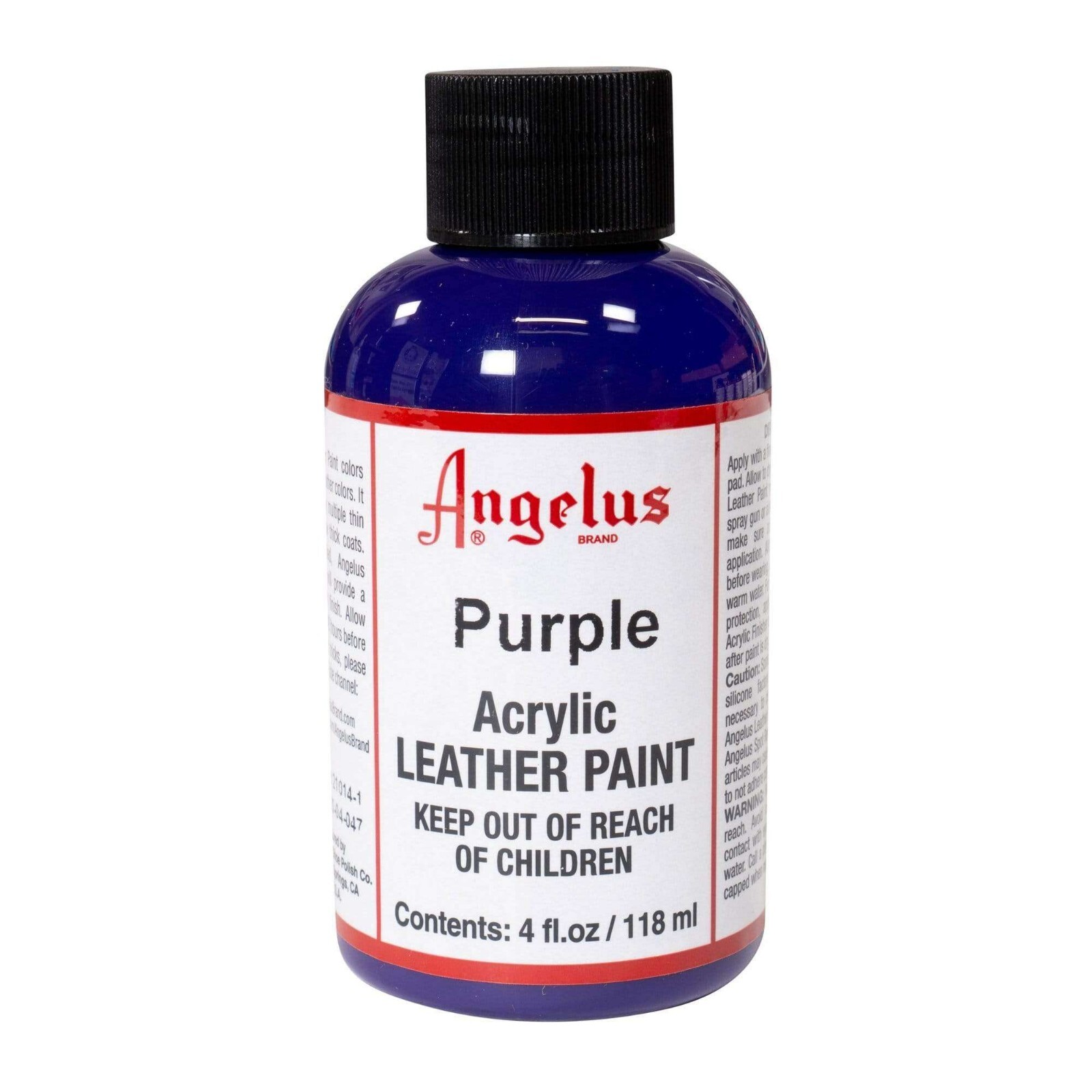 Angelus Brand Acrylic Leather & Vinyl 12 Pack Starter Set – 4 Ounce Bottles