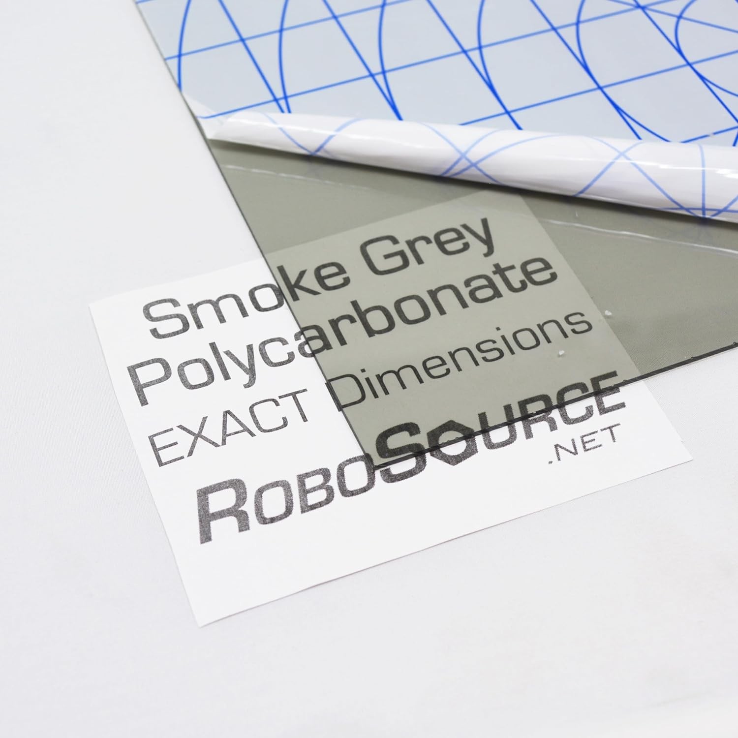 Smoke Grey Polycarbonate Plastic Sheet 12″ X X 0.0625″ Transparent