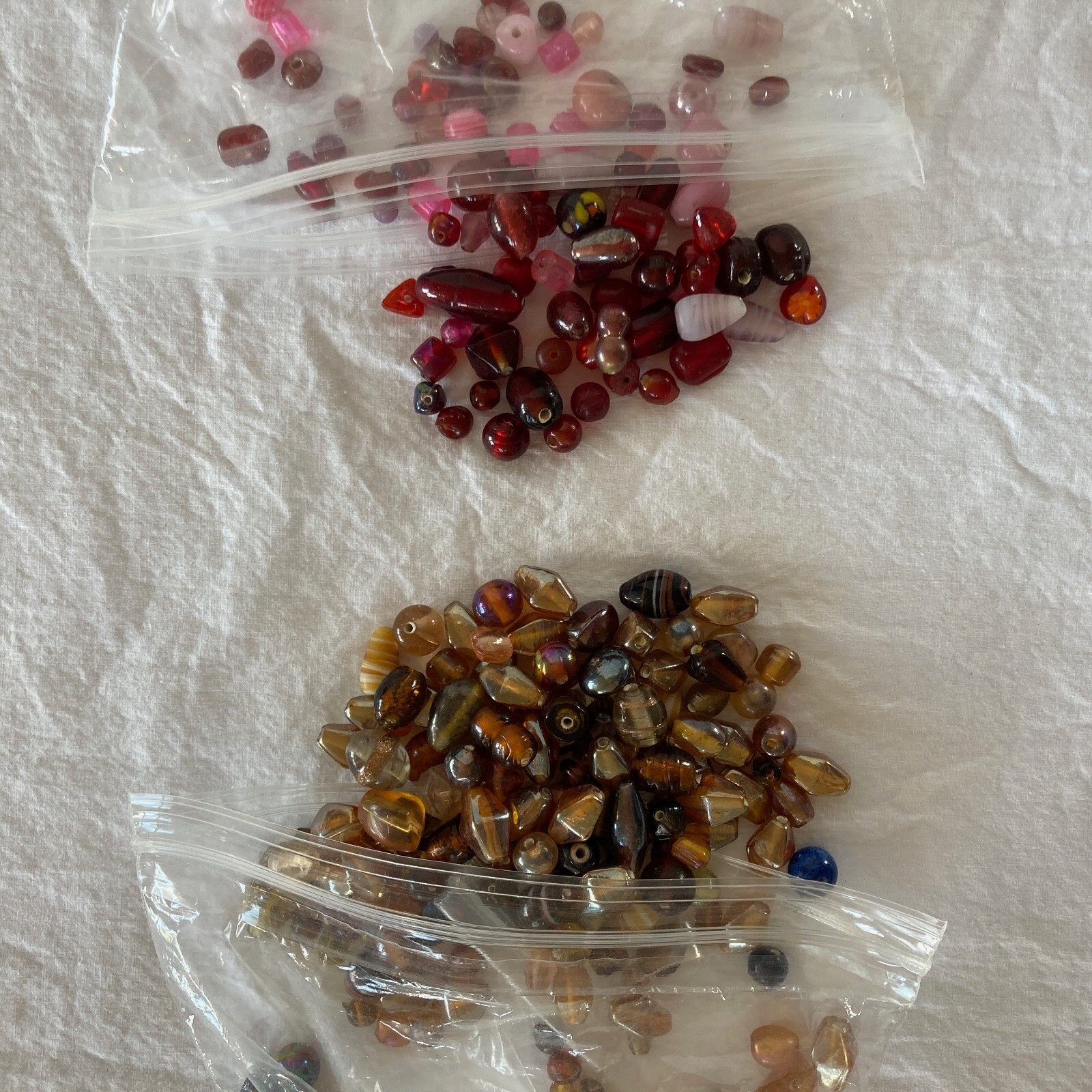2 lbs Assorted Bead Lot for Jewelry Making Lots of Colors Sizes