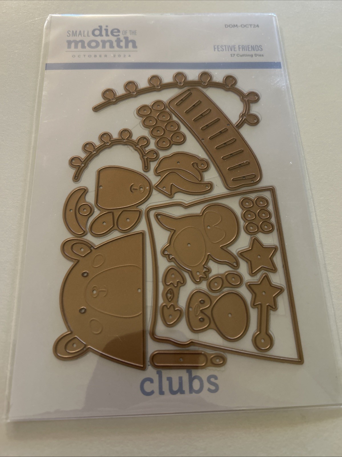 NEW Spellbinders Small Die of the Month Oct 2024 FESTIVE FRIENDS
