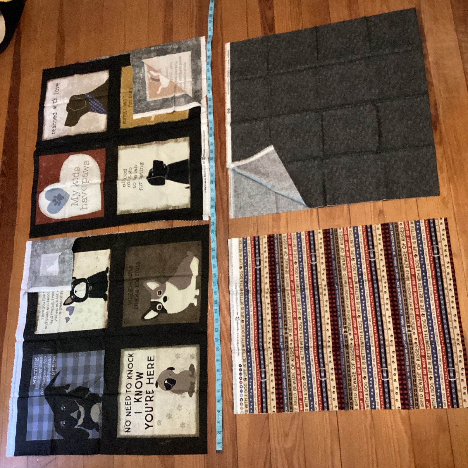 Villa Rosa Designs Quilt Kit 45” x 54” – A Dog’s Life Clothworks Fabric