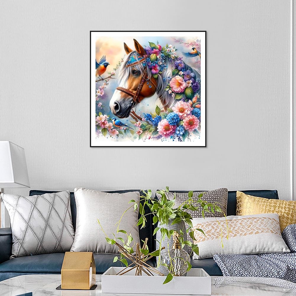 5D Diamond Painting Kits for Adults, Horse Diamond Art Kits for Adults Beginn…