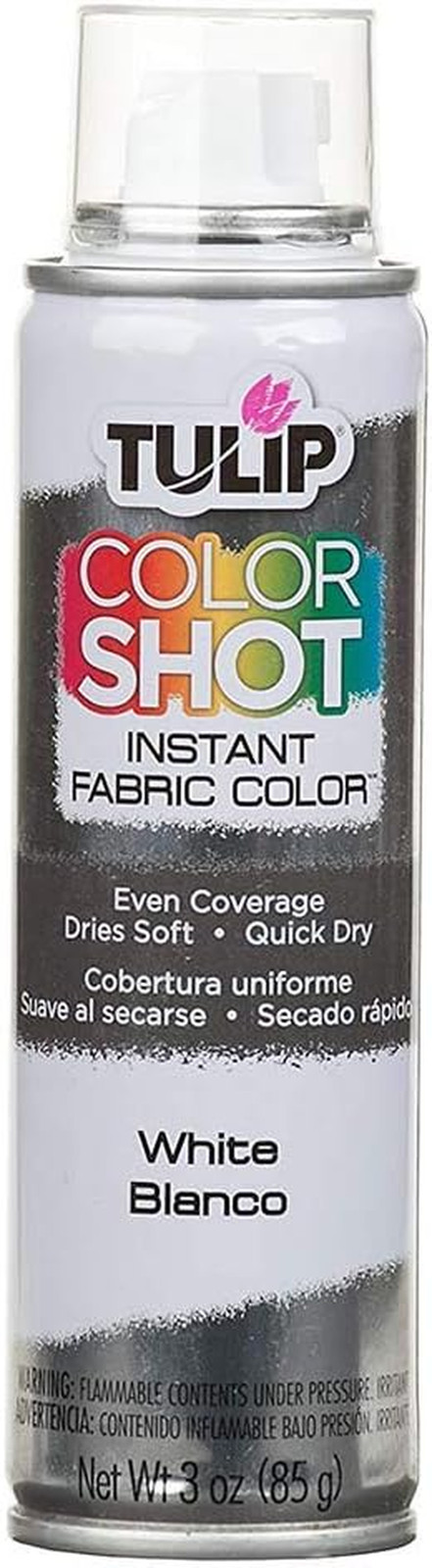 Tulip ColorShot Instant Fabric Spray Color 3oz.(ALL COLOR) New