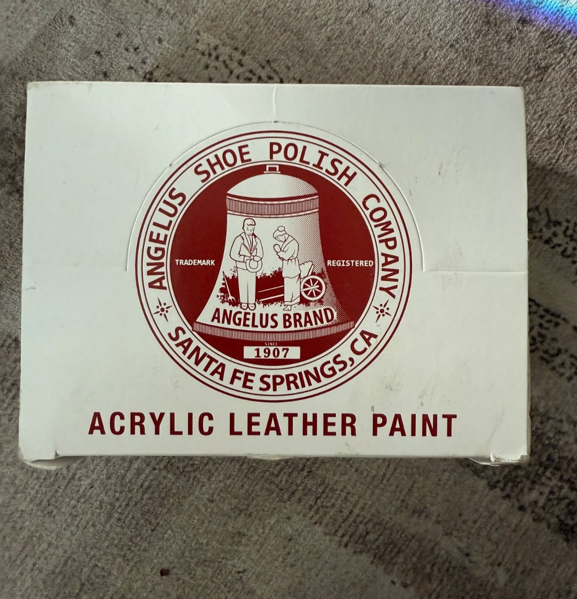 Angelus Shoe Polish | Acrylic Leather Paint | 12 Colors / 1 oz. | Open Box