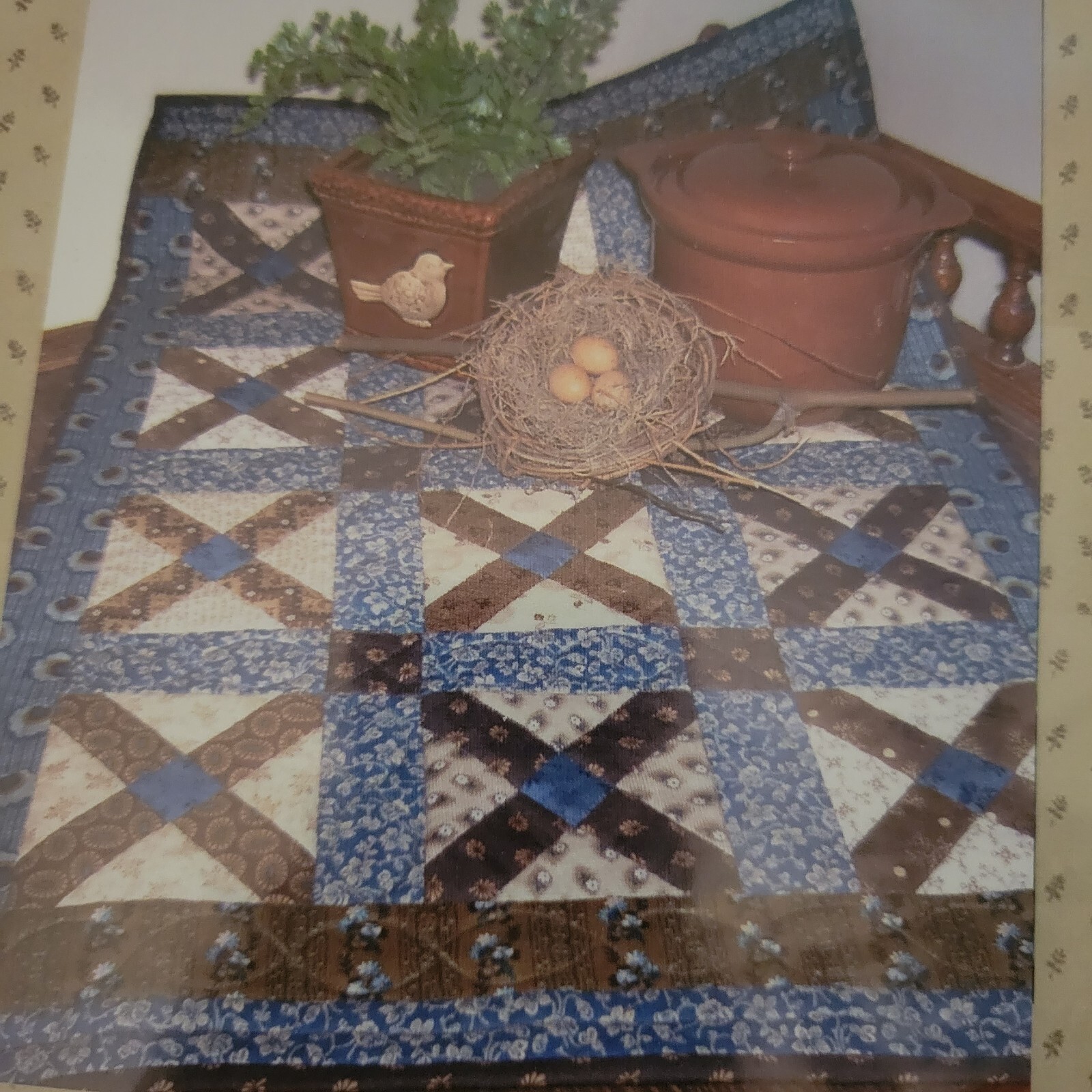 Quilt Pattern Lot of 2 Patchalot Patterns: Hickory Sticks & Wintergreen Patterns